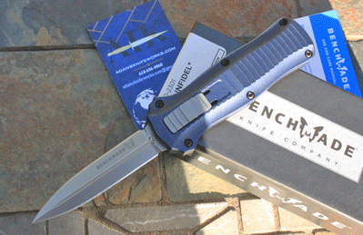 Limited Blue BENCHMADE MINI INFIDEL Front Opener 3350-2301