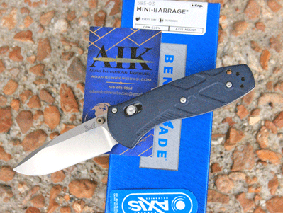 Benchmade Special Blue 585-3 Mini Barrage AXIS-ASSIST w/ S30V