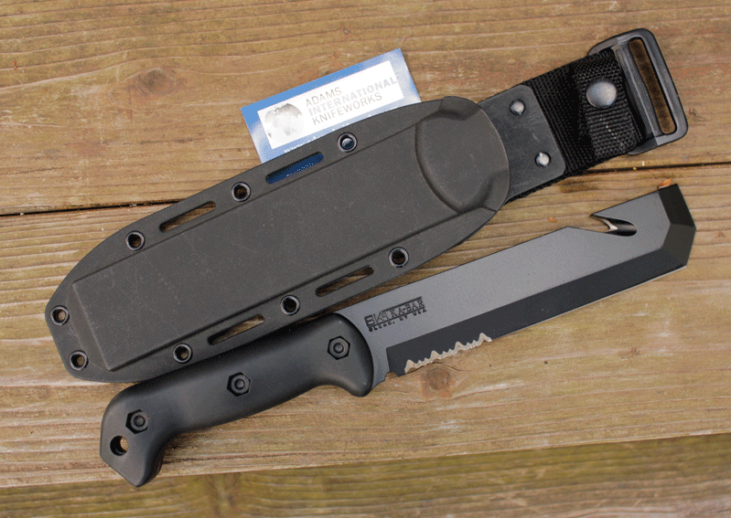 KaBar BK3 Becker Tac Tool Machete Knife, Adams International Knifeworks