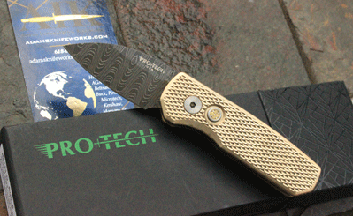 Pro-Tech LIMITED BLADE SHOW RUNT 5 R5111 Auto w/Damascus & More!