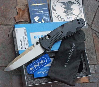 Benchmade Model 580 BARRAGE Assisted Opening Axis Lock