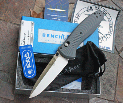 Benchmase Assisted Opening BARRAGE Model 580-2 w/ G-10