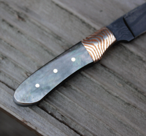Damascus Patch Knife
