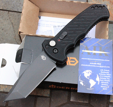 Gerber Heavy Duty Model 06 LE/Military Auto Tanto with G10