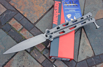 Kershaw MOONSAULT 5050 USA Made Balisong w/Spear Point 14c28n