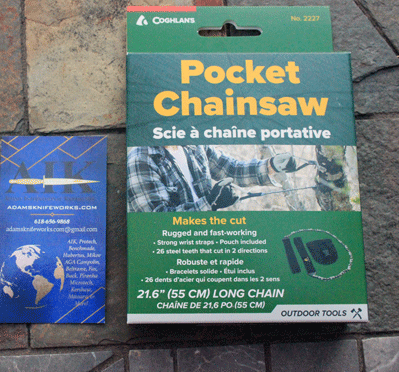 Coghlan's 21.6" Pocket Chainsaw