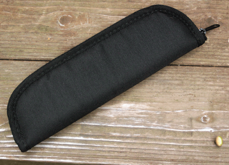 Oversized Custom Zippered Knife Pouch with Ballistic Cloth, Adams