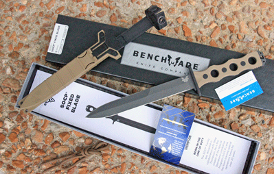 Benchmade Double Edged SOCP FIXED BLADE Dagger 185BK-1