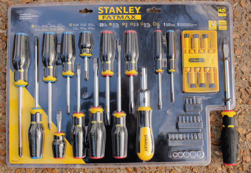 Stanley FatMax 45Piece Screwdriver Set, Adams International Knifeworks