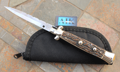 AIK / Campolin Custom Engraved /File Worked 10\" Italian Picklock