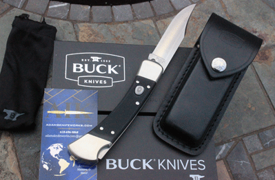 Buck 110 ELITE Factory AUTO w/ G-10, Nickel Silver & S30V