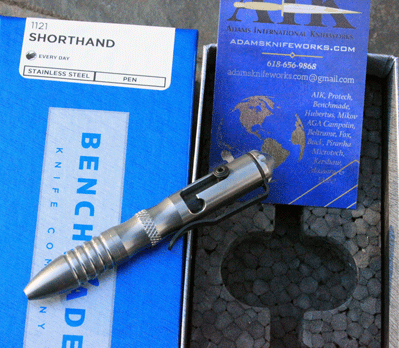 Benchmade Shorthand 1121 Stainless Tactical Pen