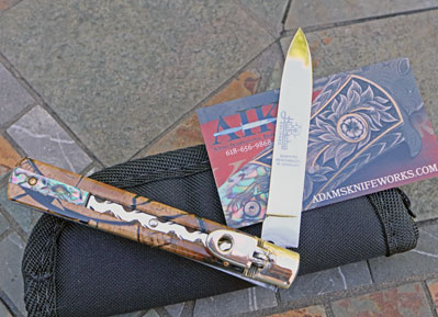 CUSTOM AIK /Hubertus Slim Jim w/ Mammoth, Abalone Inlay & More!