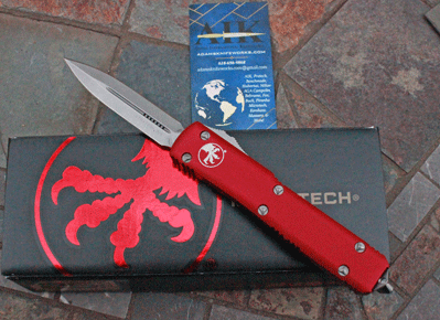 Microtech Model 122-10RD Special RED D/E ULTRATECH