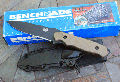 Early Benchmade Part Serrated Nimravus Spear Point