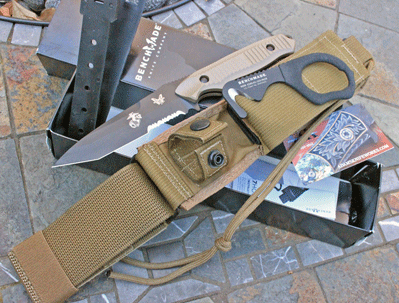 Benchmade Elishewitz Nimravus USMC Serr Tanto w/Safety Cutter