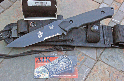 Benchmade Elishewitz USMC Nimravus Part Serr Tanto