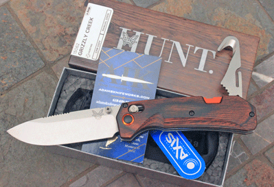 Benchmade HUNT Model 15062 Grizzly Creek Folder w/Gut Hook