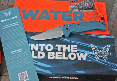 Benchmade Water Series ADIRA Axis Lock Model 18060 w/ Magnacut