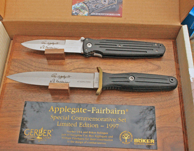 1997 Gerber Boker Commemorative Applegate Fairbairn Set