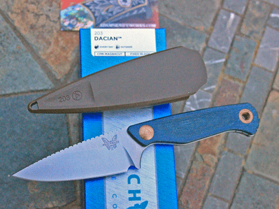 Benchmade DACIAN Model 203 w/ Blue Denim Micarta & MAGNACUT