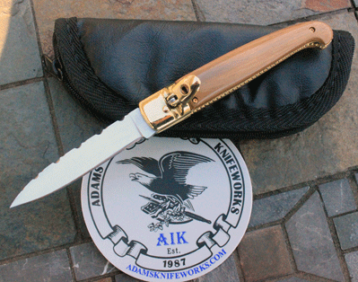 AIK Custom Lever Action w/ Mammoth Ivory & File Work