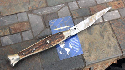 2011 Campolin Oversized Fishtail Picklock w/ Stag Handles