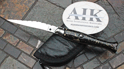 Custom Italian/AIK Fishtail Picklock w/ Black Turquoise & More!