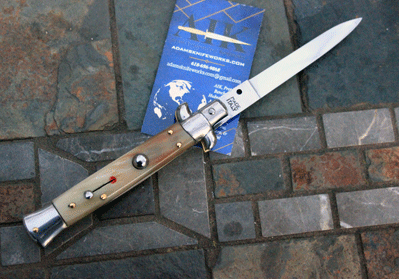 8 3/4" Italian Classic w/ Select Horn & Flat Ground Blade