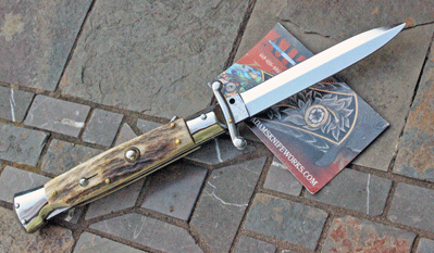 80's era 9" Swing Guard w/Genuine Stag & DAGGER Blade