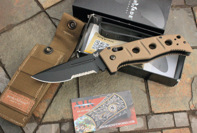 Benchmade 1st Prod 2750SBK-SN Desert Sand ADAMAS Black Serr Axis