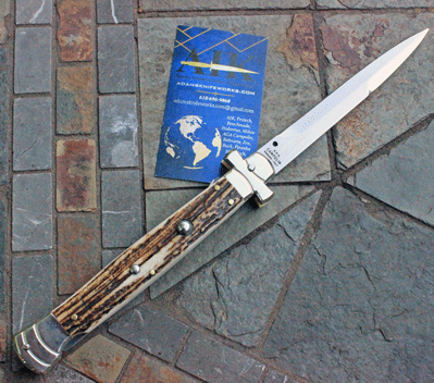 11" Campolin Heavy Duty Italian Maltese Cross w/ Stag & Bayonet