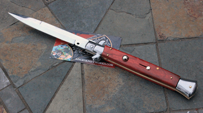4mm 11" FRANK B Classic w/ Red Heart Wood & Bayonet Blade