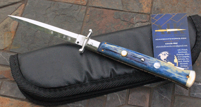 Custom 11" AIK Swing Guard w/ Dagger Blade, Giraffe Bone & More