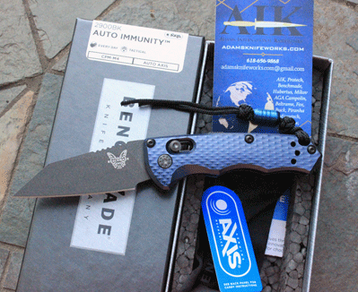 Benchmade Crater Blue AUTO IMMUNITY 2900BK Axis Auto w/M4
