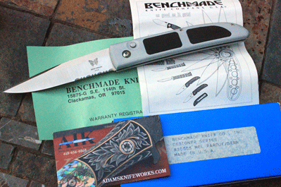 Rare Original Early Mel Pardue Benchmade 3000-S Auto