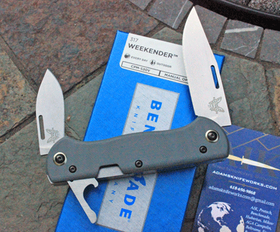 Benchmade WEEKENDER 317 Dual Blade Slip Joint w/Micarta & S30V