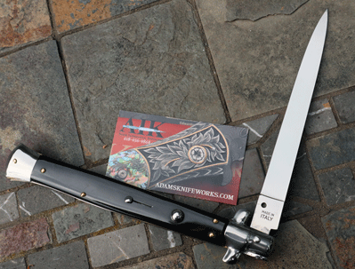 13" Italian Classic MADE IN ITALY w/Horn & Bayonet