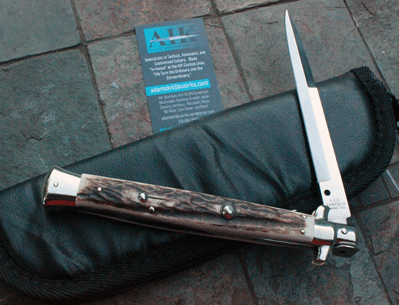 13" Ltd Serialized Italian CAMPOLIN Heavy Duty PICKLOCK w/Stag