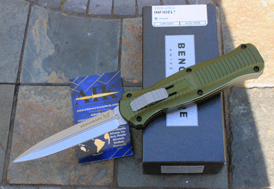 Limited Benchmade 3300-2302 SPECIAL OD GREEN INFIDEL F/O