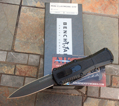 Benchmade MINI CLAYMORE Front Opener 3375GY w/ D2 Tool Steel