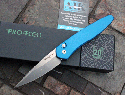 Protech Special BLUE 3405 NEWPORT Auto w/Stonewash