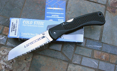 Cold Steel LAND & SEA RESCUE Lockback Model 34RLS