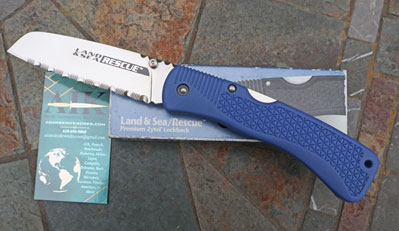 Cold Steel JAPAN Special Blue LAND & SEA RESCUE Lockback 34RLSB