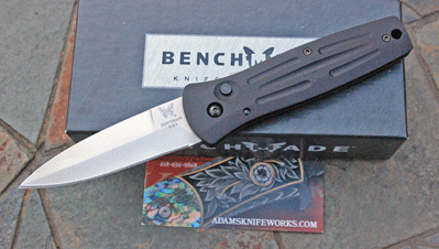 Early Benchmade Pardue Auto Satin Finished "Thin Version"