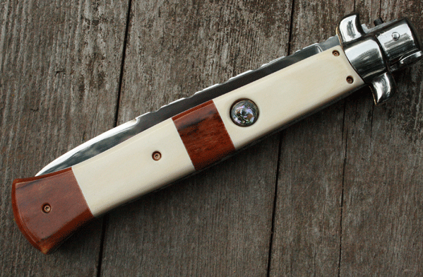 CUSTOM 15" Classic Italian w/  Ivory & Giraffe Bone
