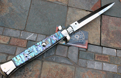 CUSTOM 15" Italian Classic w/Paua Shell Handles