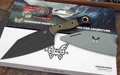 Benchmade STATION KNIFE 4010BK-01 Kitchen/Camp Cleaver Knife
