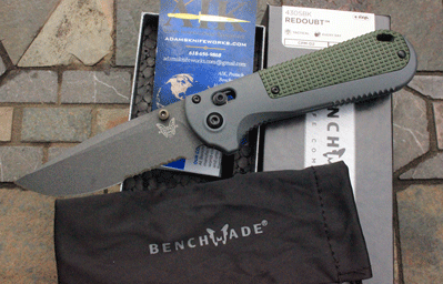 Benchmade REDOUBT Axis Lock 430SBK w/ Serrated D2 Tool Steel