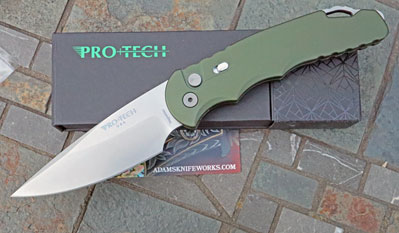 Protech TR4 Special OD Green Tactical Response Auto w/MAGNAMAX
